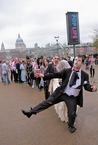 Illustration for article titled Capcom Zombies Invade London